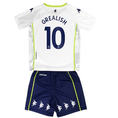 Billiga Fotbollströjor Aston Villa Jack Grealish 10 Barn Tredje tröja 2020/21 Kortärmad